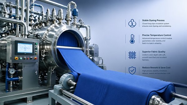 How Dyeing Machines Affect Fabric Quality and Rework
