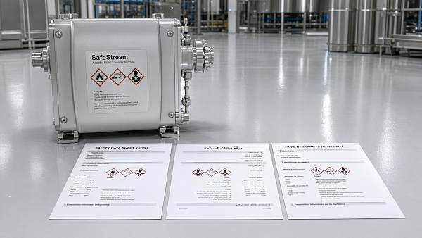 SafeStream Exports Require GHS Labels & Multilingual SDS from May 2026