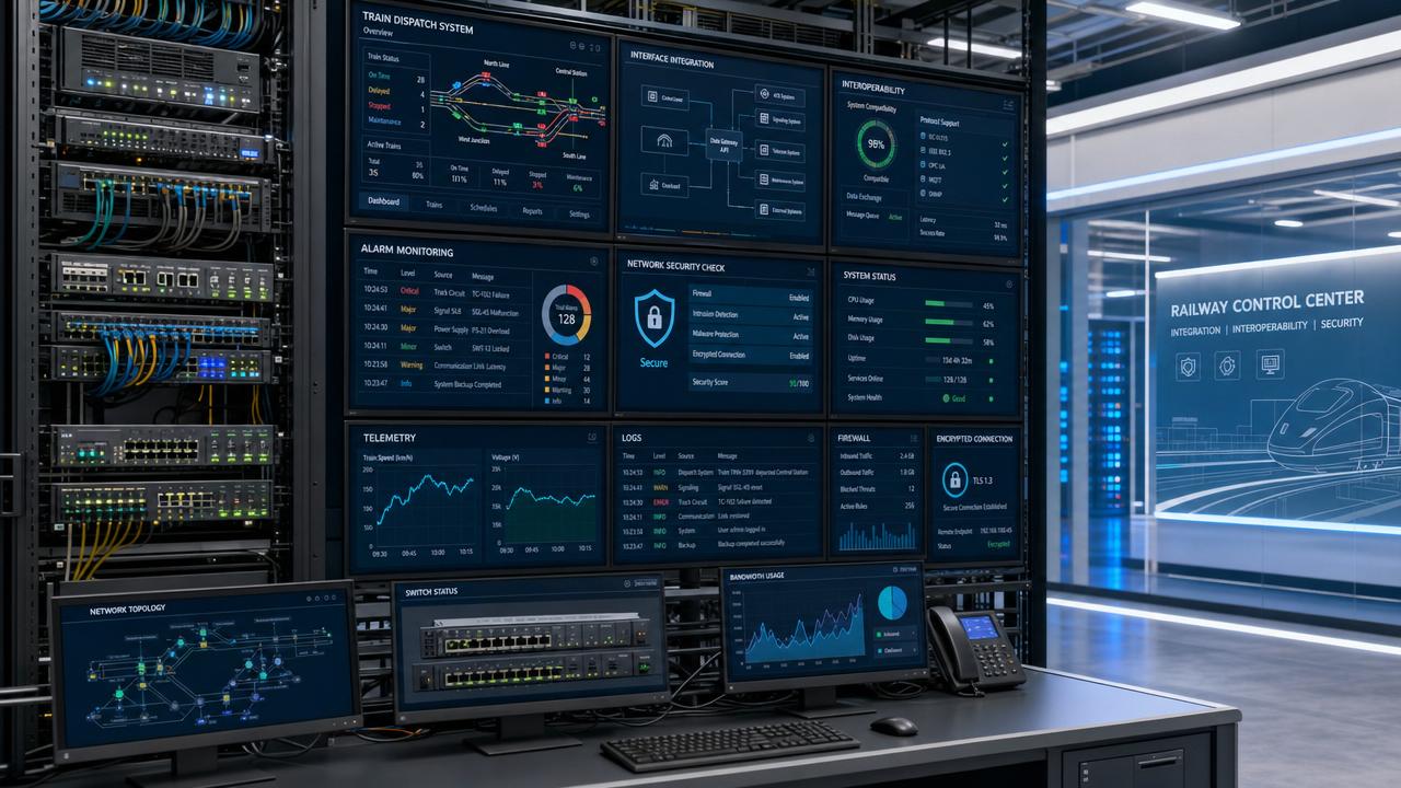 Train control center software integration issues to spot early