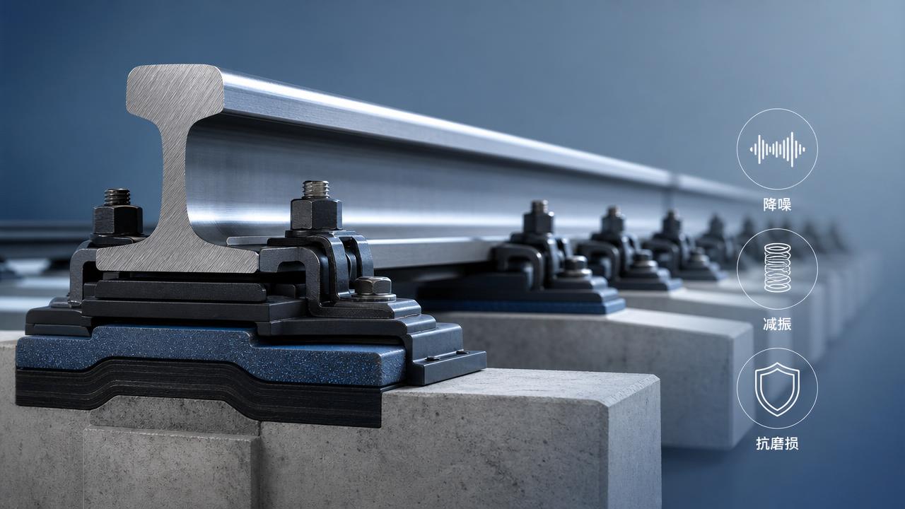 Why rail pad manufacturer quality affects noise and wear