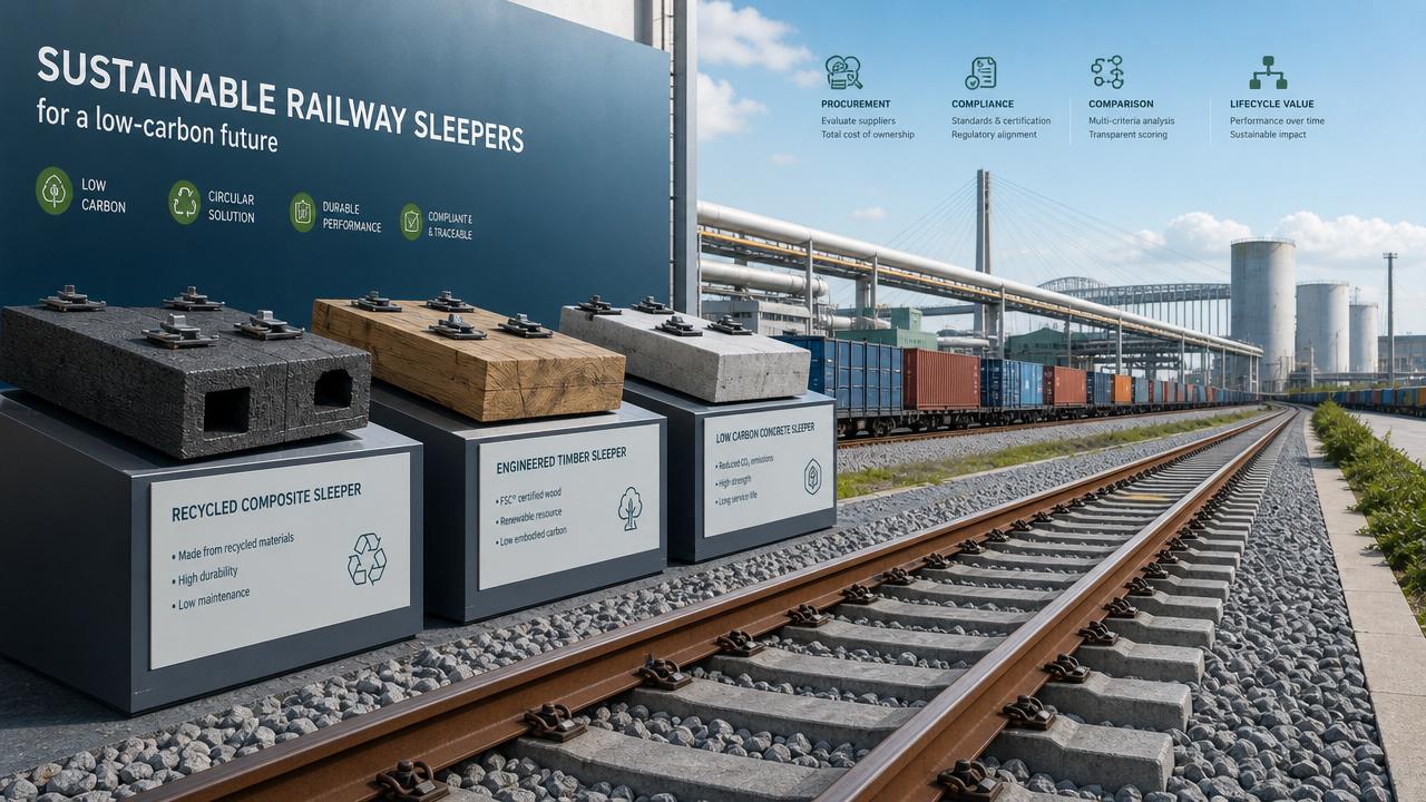 What sustainable railway sleepers news means for sourcing