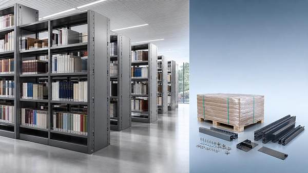 What drives library shelving systems wholesale prices?