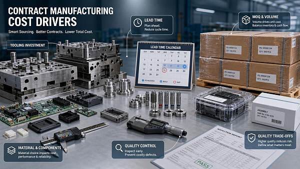 Contract Manufacturing Costs Explained: MOQ, Tooling, Lead Time, and Quality Trade-Offs