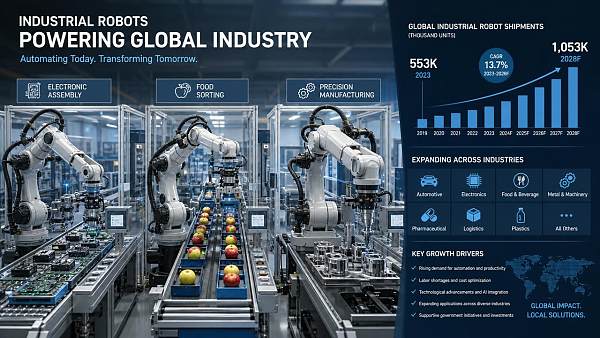 Global Industrial Robot Shipment Trends: What Buyers Should Watch by Region and Industry