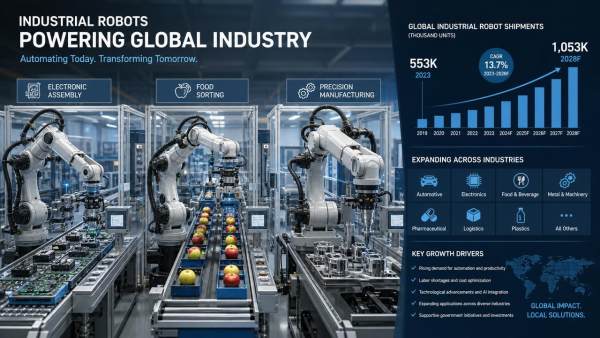 Global Industrial Robot Shipment Trends: What Buyers Should Watch by Region and Industry
