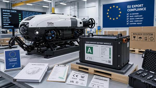 EU Carbon Label Rule Hits ROV/AUV Battery Exports
