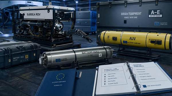 EU Battery Label Rule Reaches Subsea ROV/AUV Exports