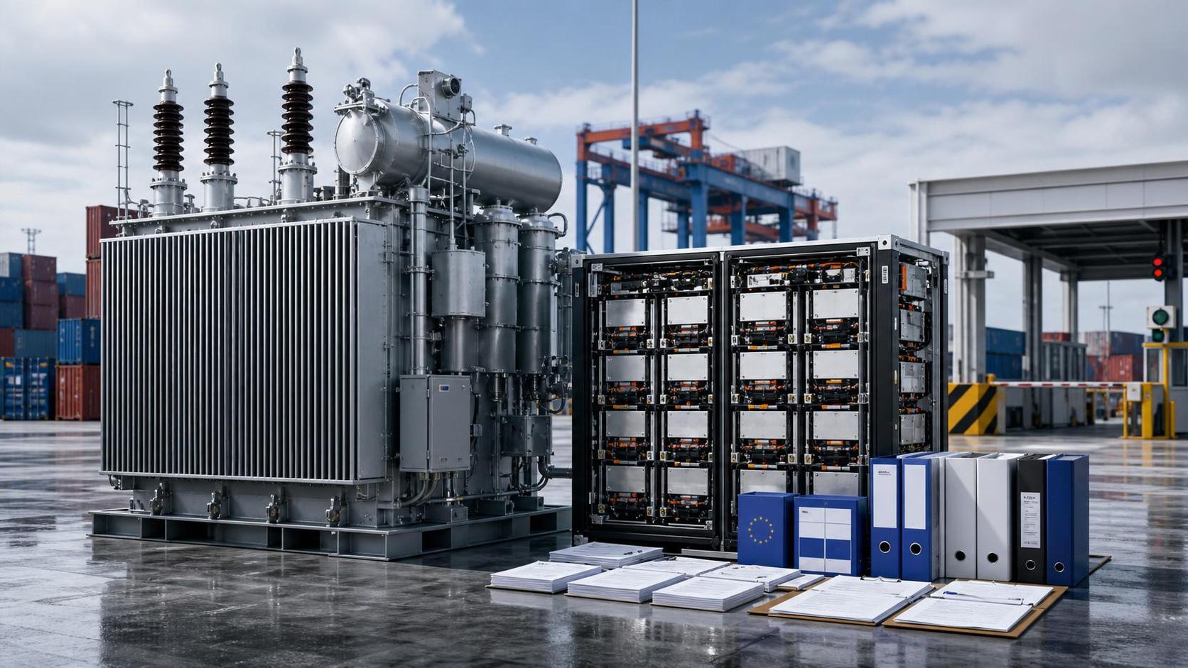 EU Battery Footprint Label Rule Reaches UHV Transformer Exports