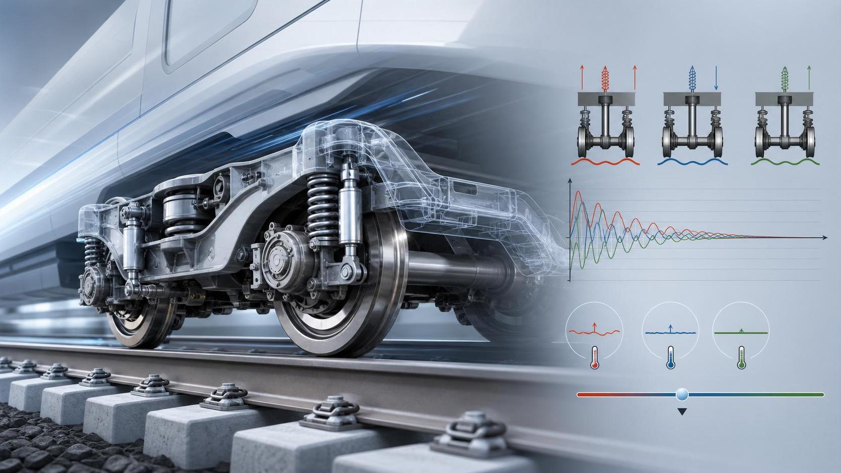 Bogie Suspension Damping Ratio Explained: How It Affects Ride Stability and Track Wear