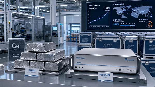 Germanium Jumps 12% as Fiber Laser Lead Times Reach 32 Weeks