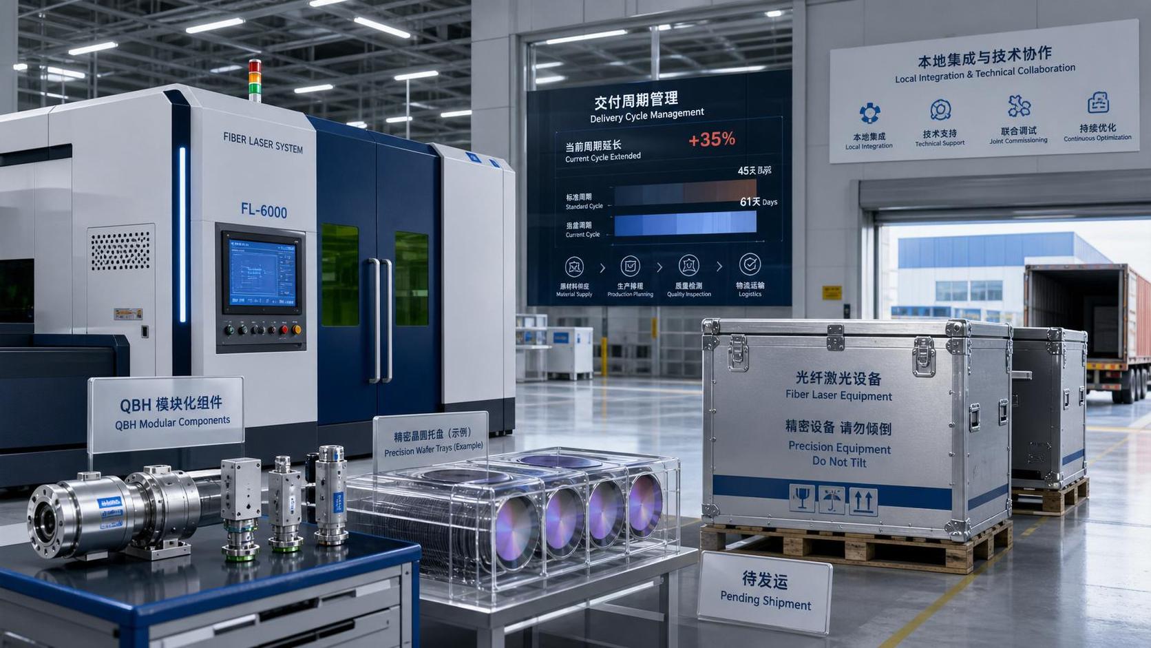 Fiber Laser Lead Times Pass 24 Weeks on QBH Module Constraints