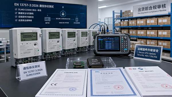 EU Mandates EN 13757-3:2026 for Smart Meter Imports