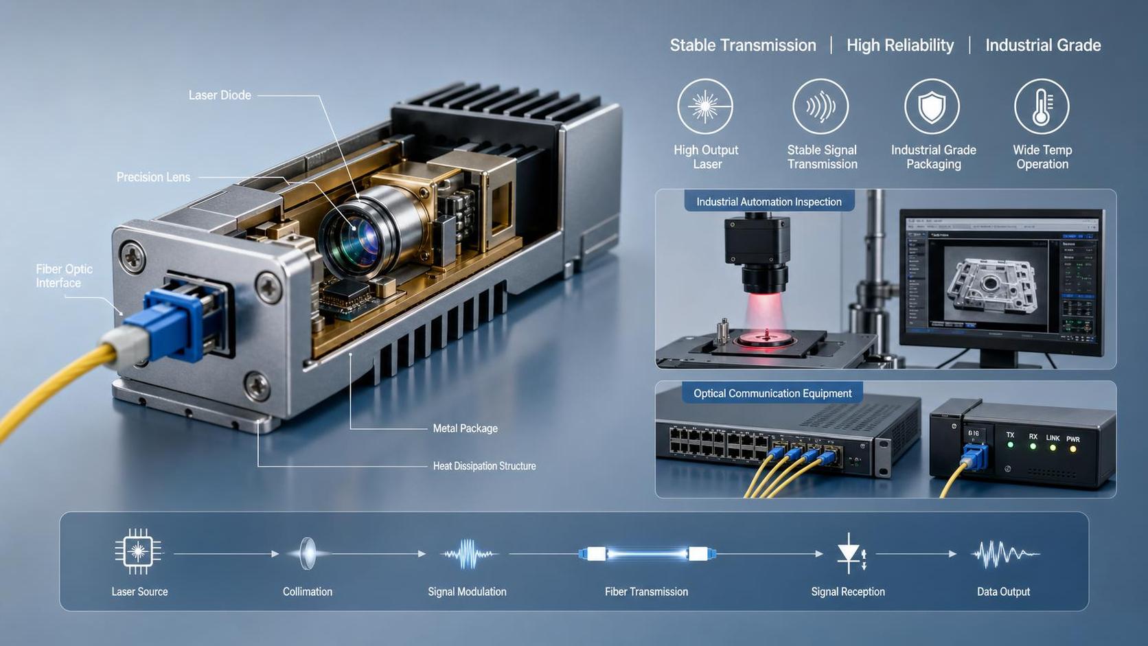 Semiconductor Optical Assemblies Explained: Key Functions, Types, and Selection Factors