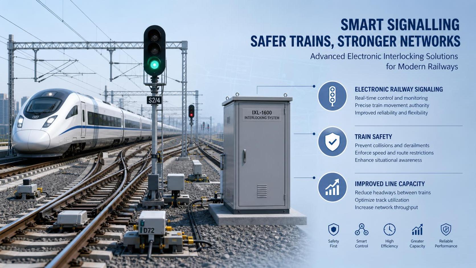 How Electronic Railway Signaling Improves Train Safety and Line Capacity
