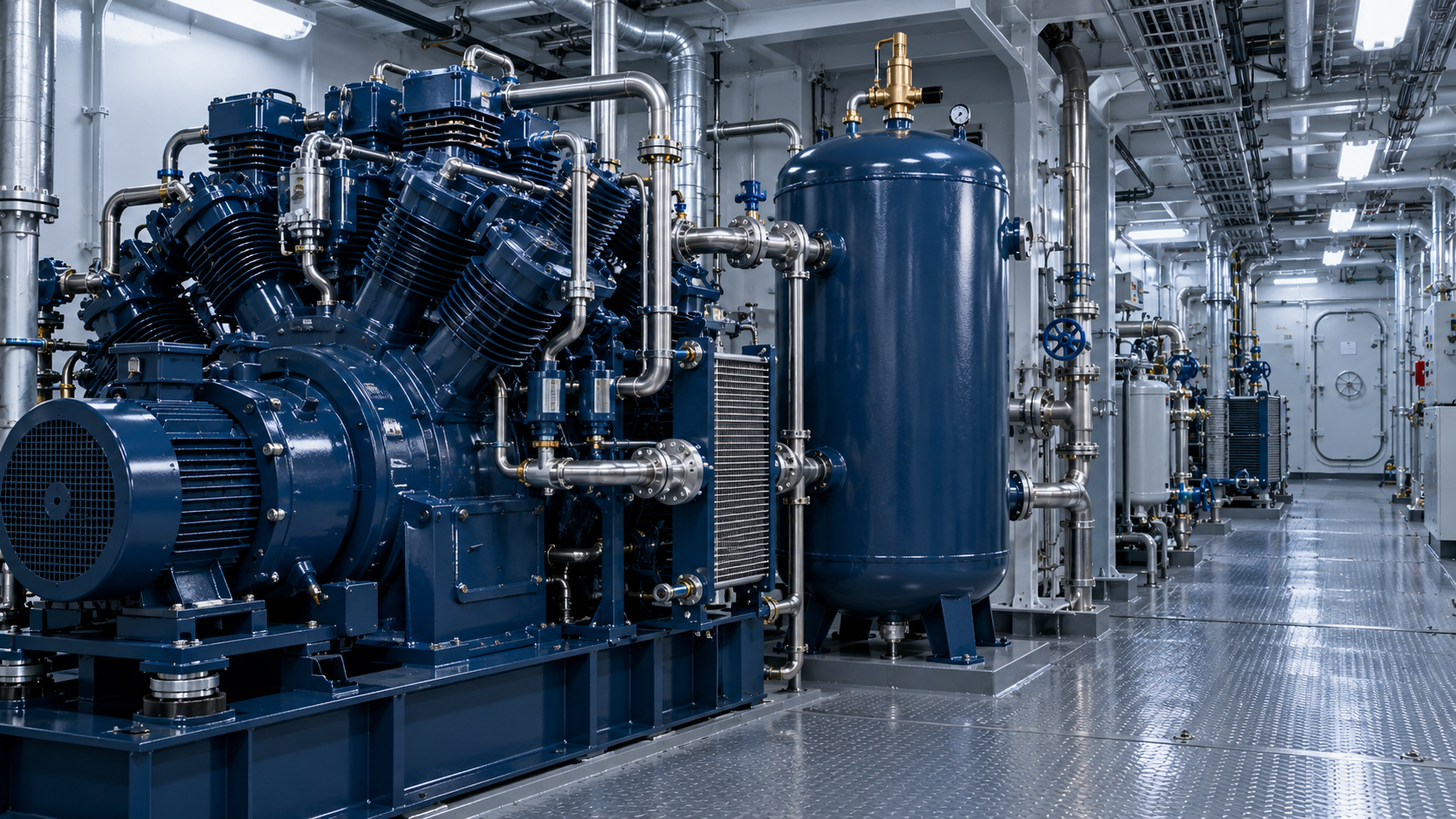 How to Select a Marine Piston Air Compressor for High-Demand Shipboard Service