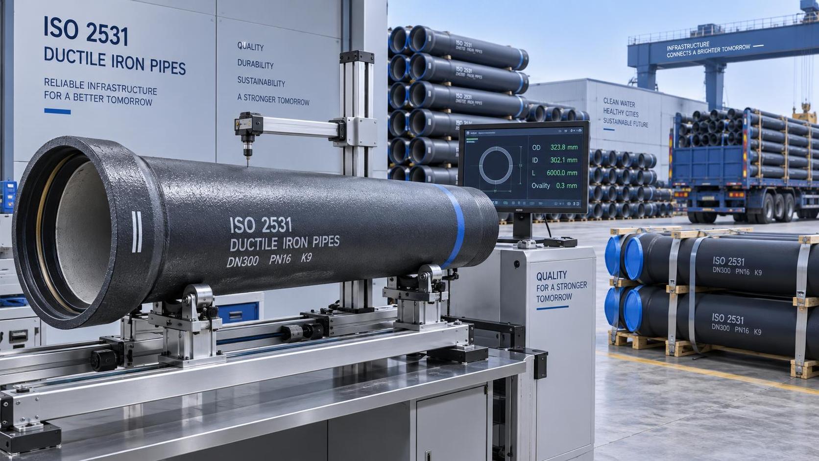Quand les tuyaux en fonte ductile ISO 2531 doivent-ils être échantillonnés avant expédition ?