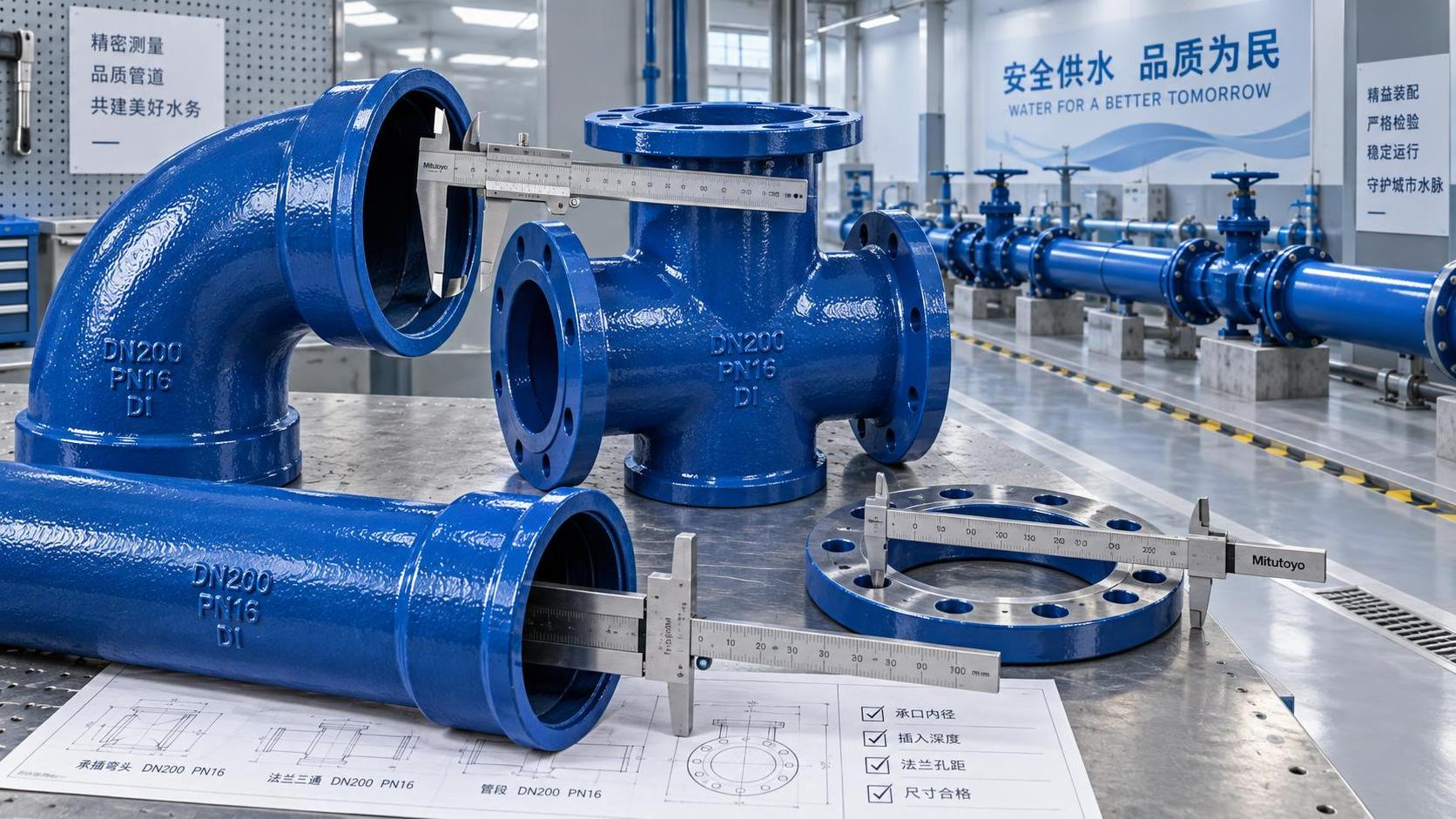 Comment les tolérances dimensionnelles affectent les raccords de tuyaux en fonte ductile ISO 2531