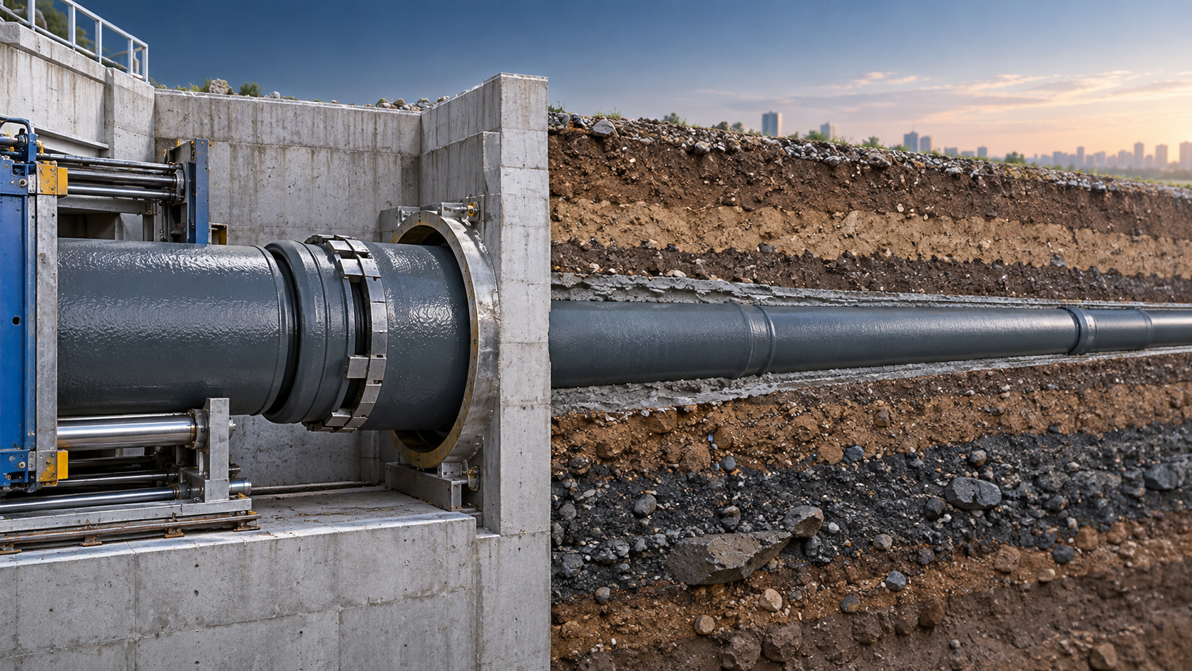 Spécification des tuyaux en fonte ductile EN 545 pour le renouvellement sans tranchée des conduites d’eau
