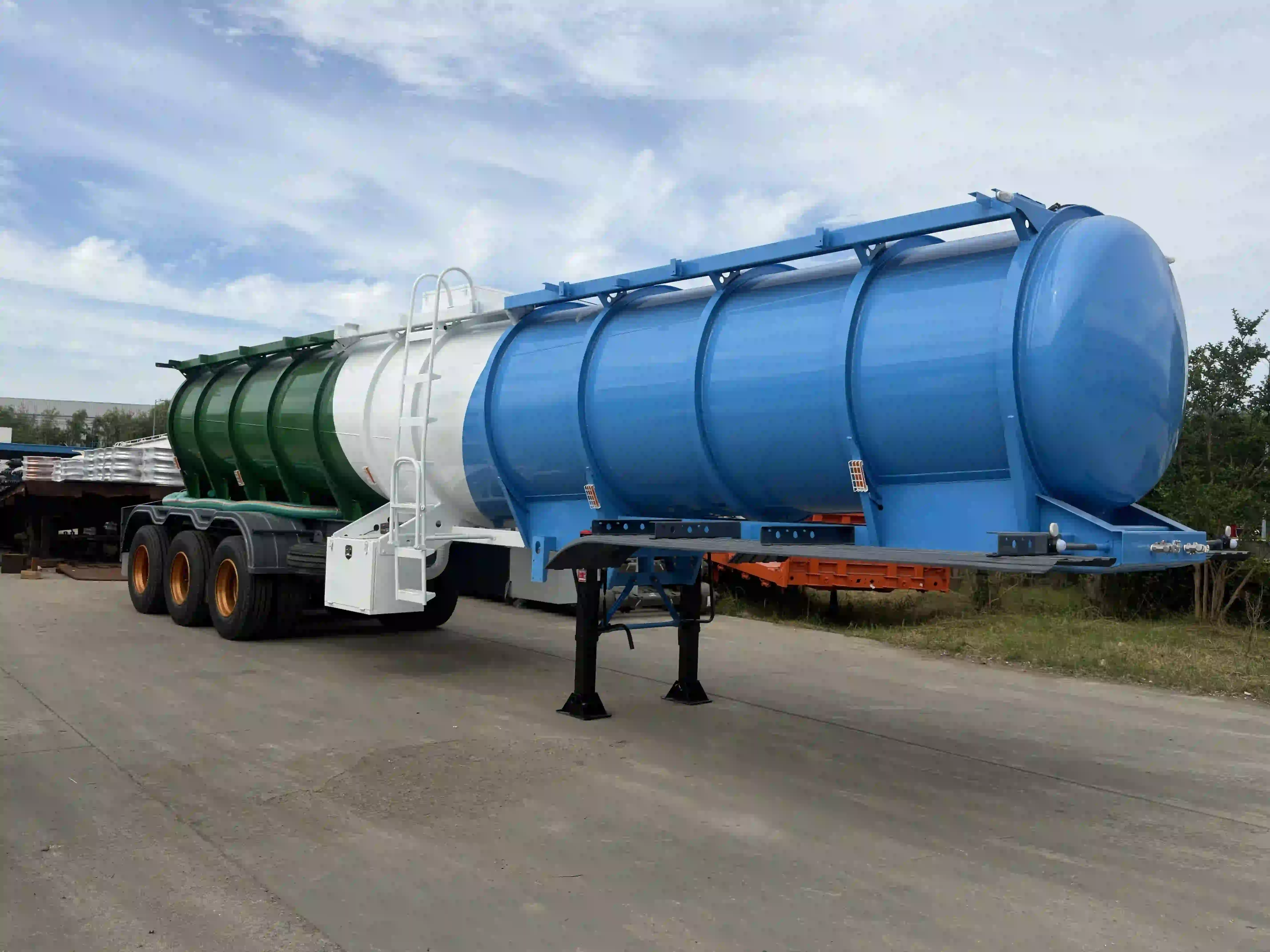3-Axle 22CBM Acid Tanker Trailer