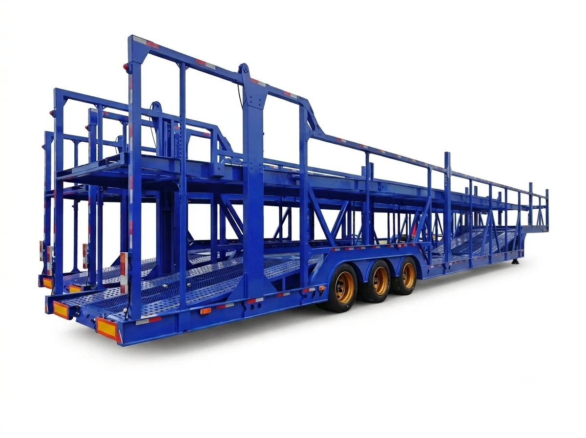 3-Axle Double Deck Car Carrier Trailer