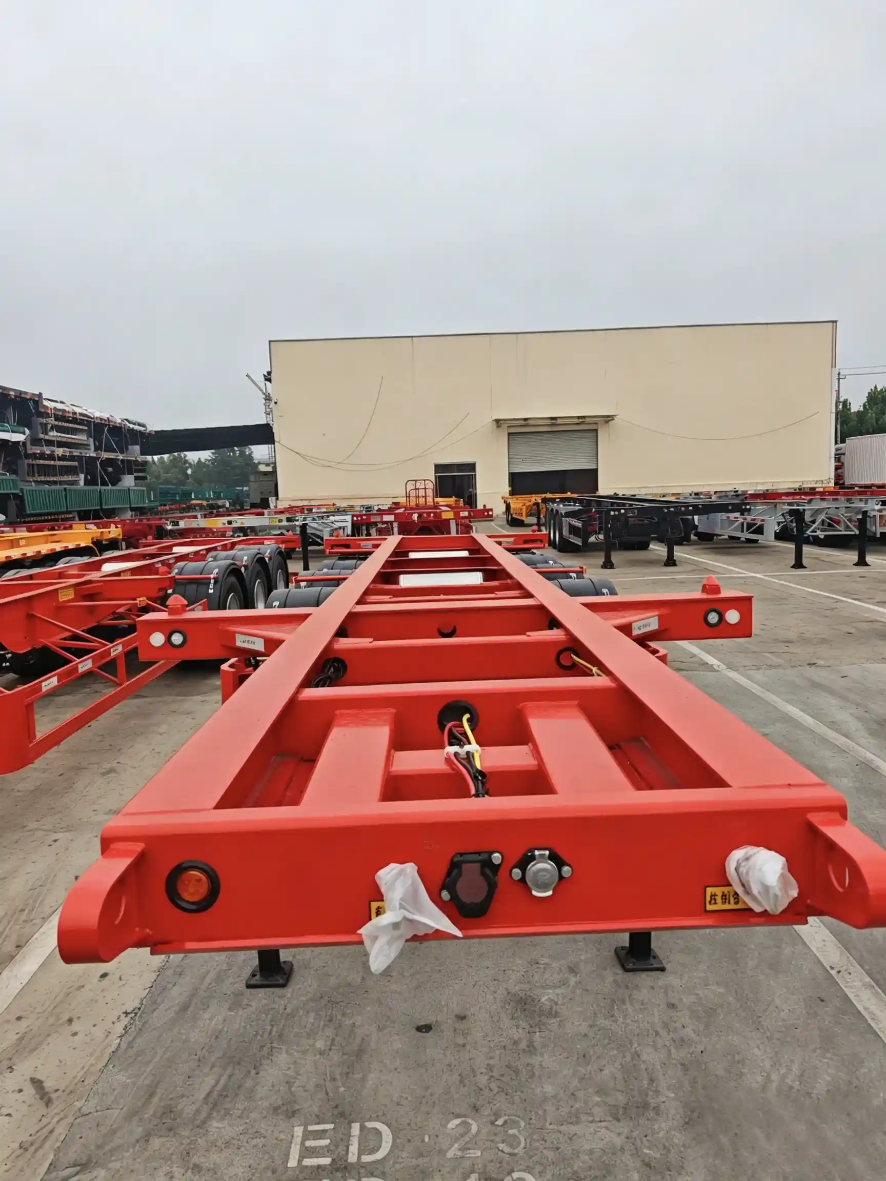 3 Axle 20Ft Skeleton Trailer