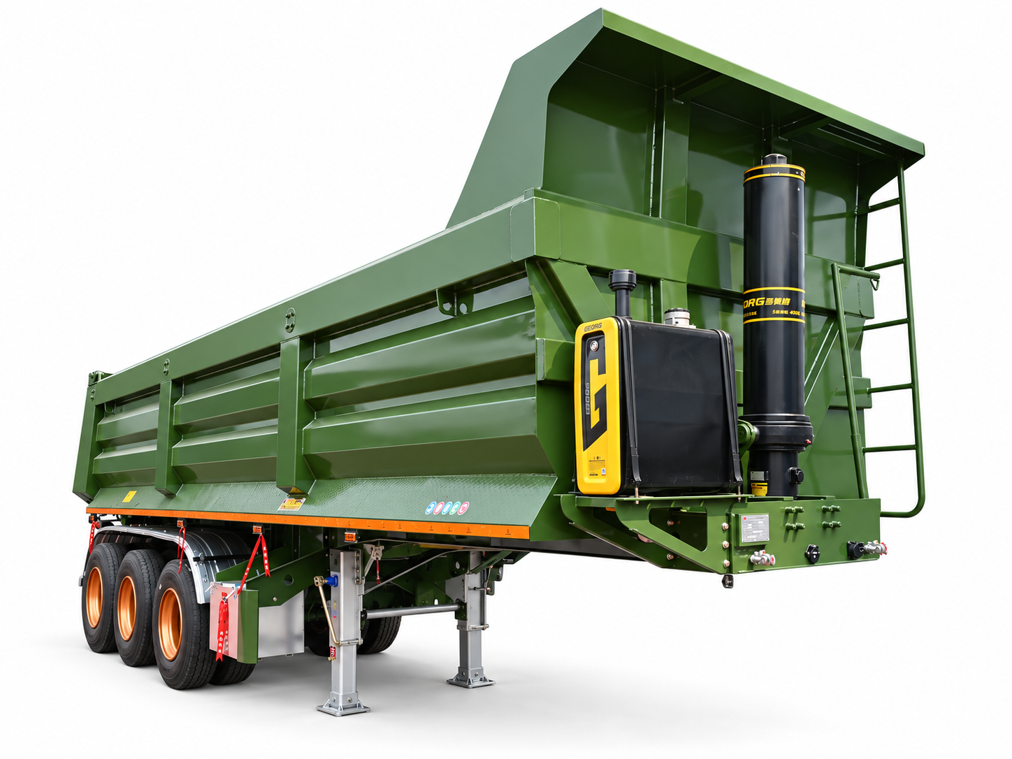 3-Axle Lightweight Rear Tipper Semi-Trailer