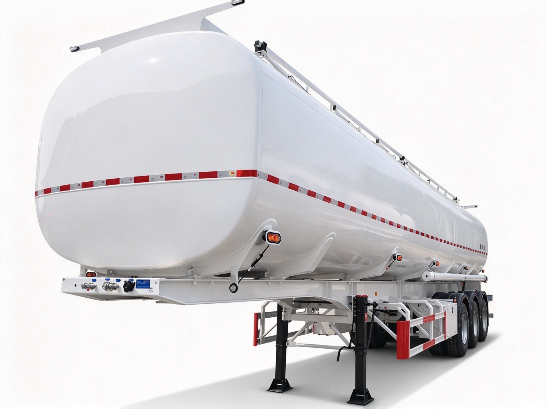 45m³ 5-Compartment Fuel Tanker Semi-Trailer