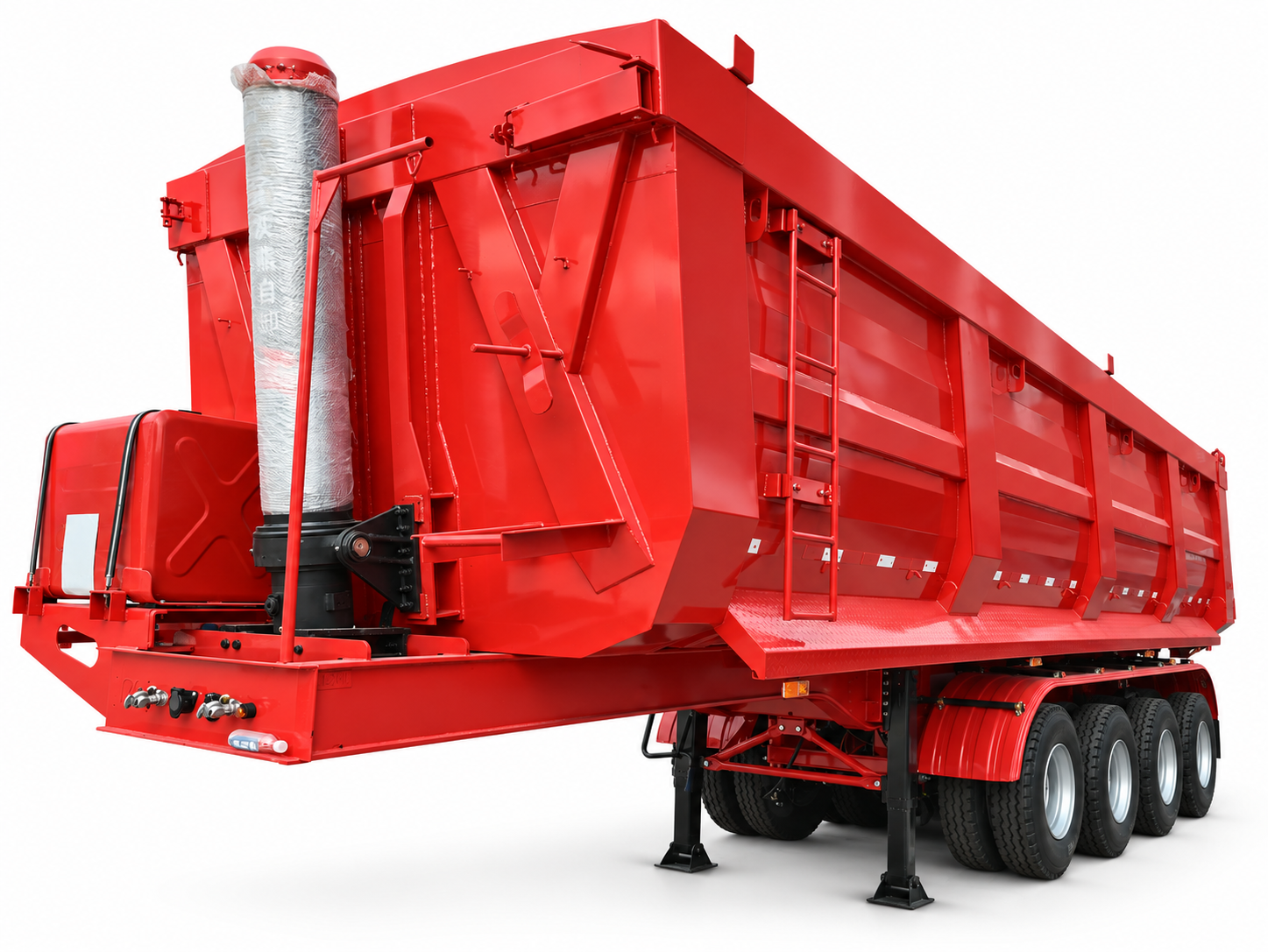 4-Axle Dump Semi-Trailer for Sale