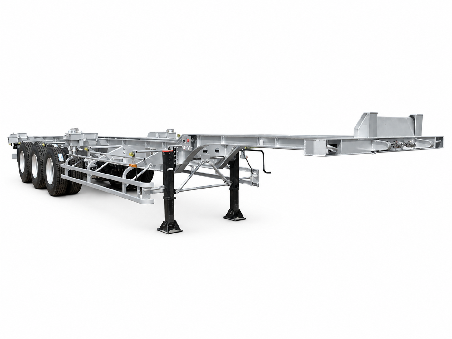 45ft 3-Axle Gooseneck Container Skeleton Semi-Trailer 45ft 3-Axle Gooseneck Container Skeleton Semi-Trailer