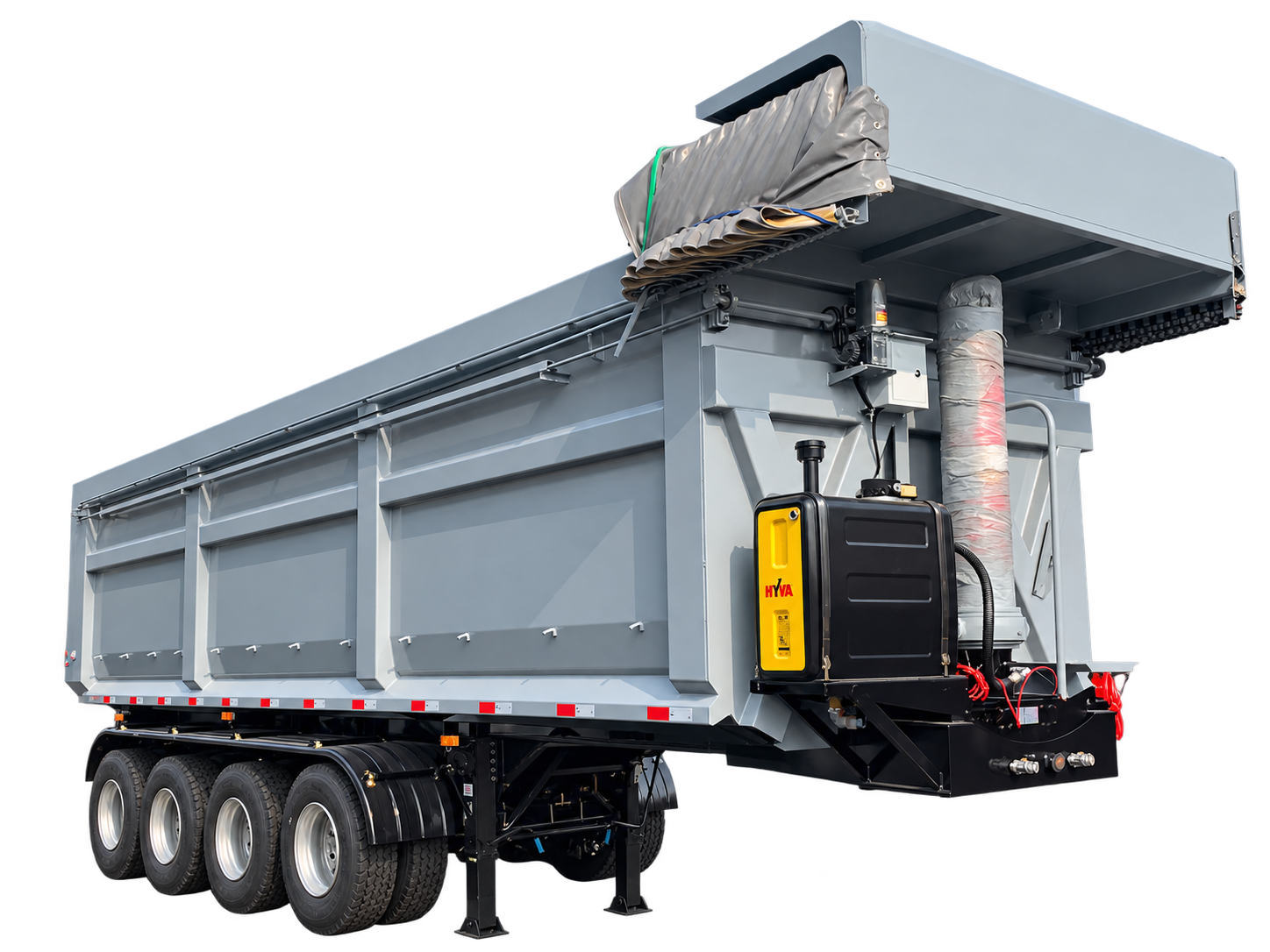 4-Axle Dump Trailer for Sale