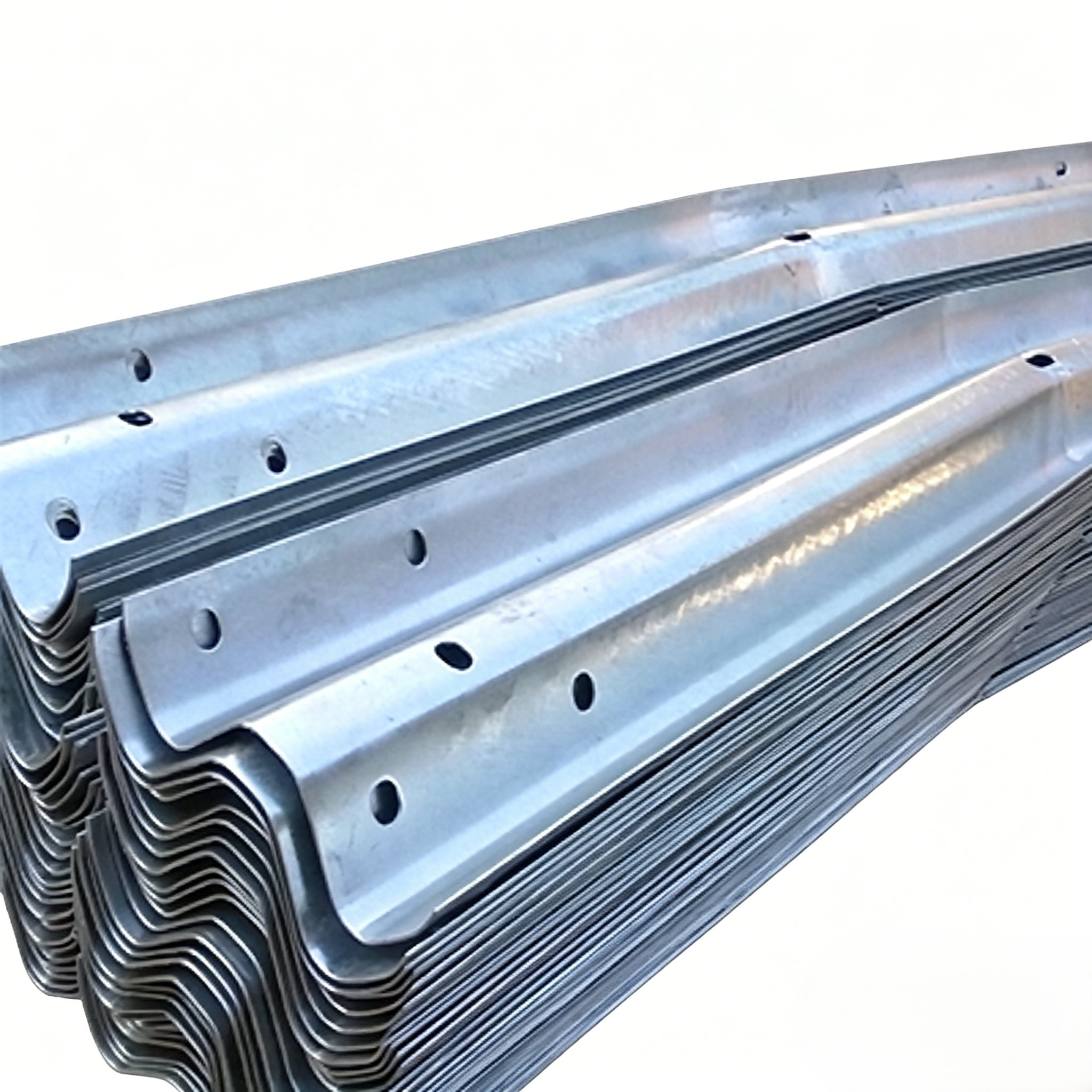 Bend Highway Guardrail