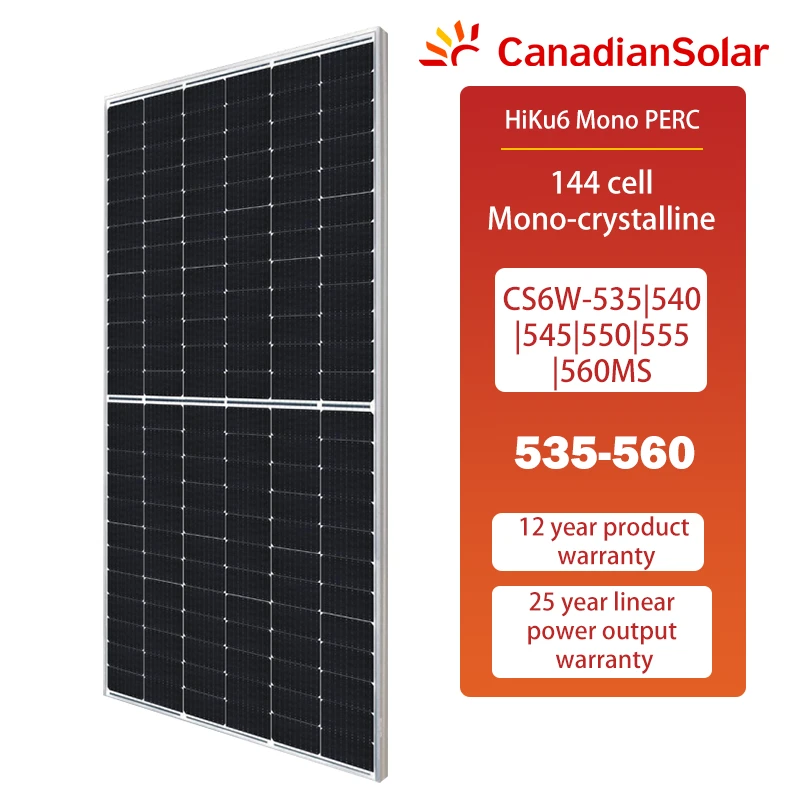 Canadian Solar BiHiKu6 535-560w