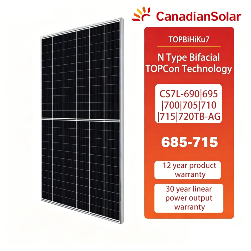 Canadian Solar TOPBiHiKu7 685-715w Canadian Solar TOPBiHiKu7 685-715w
