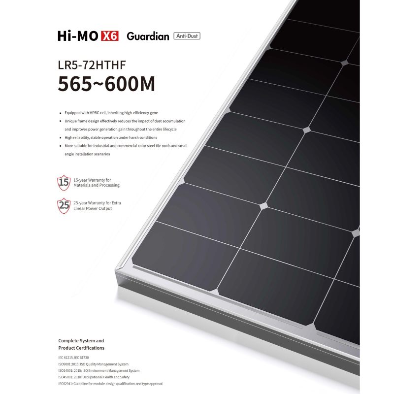 Longi Solar LR5-72HTHF 565-600M