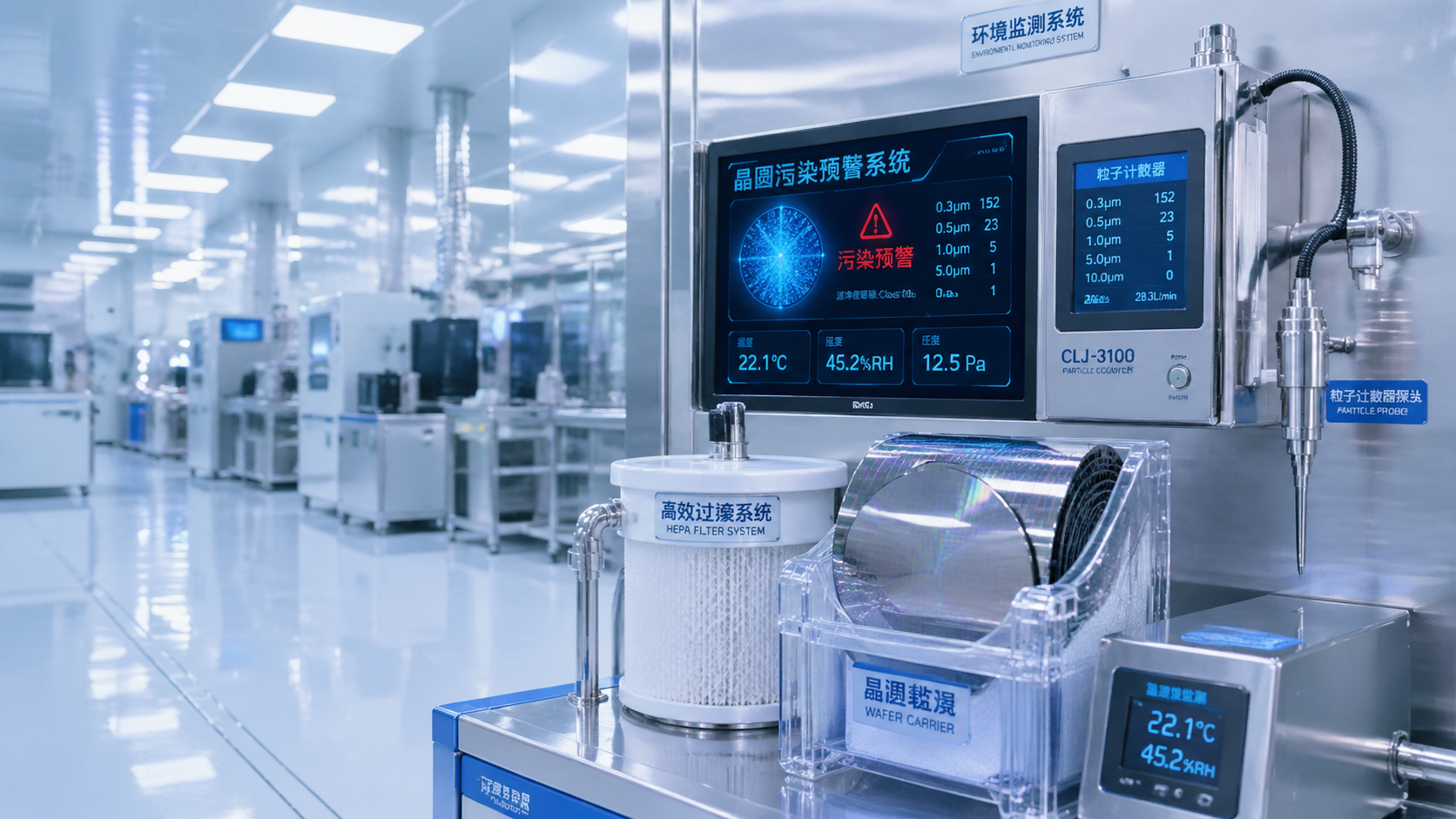Wafer contamination control data can reveal problems before SPC does