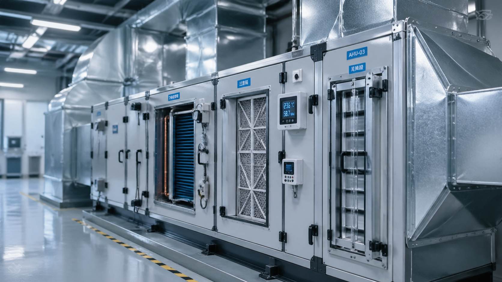 AHU cooling capacity and airflow rarely match real summer loads