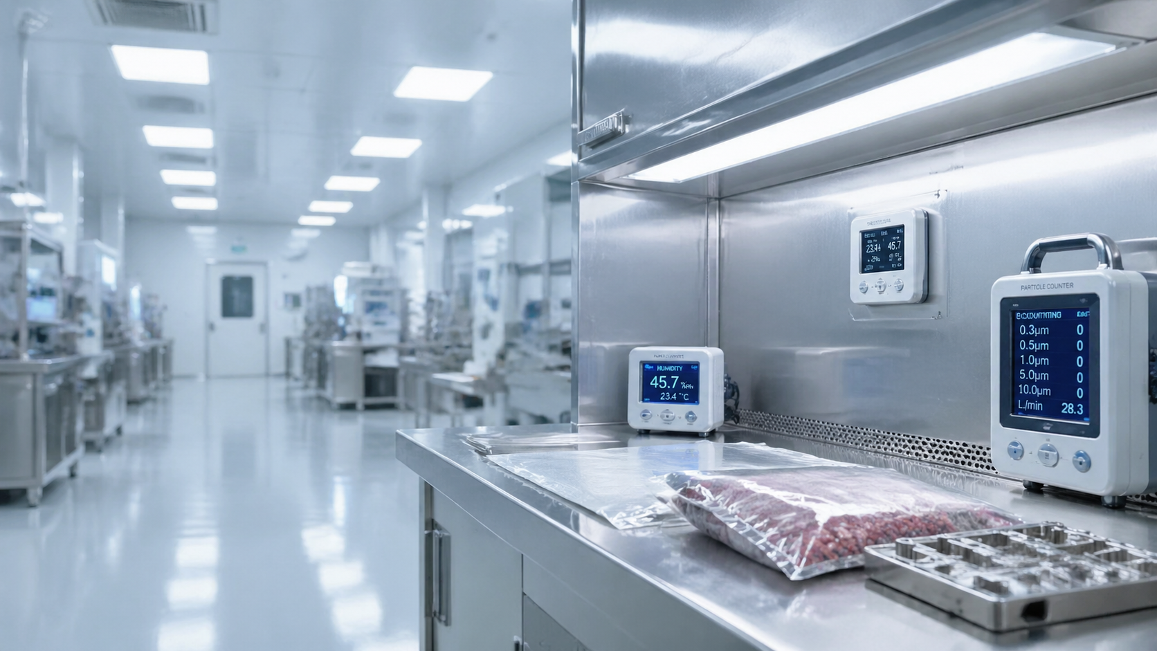 Cleanroom lighting lux and CRI targets do not always improve inspection