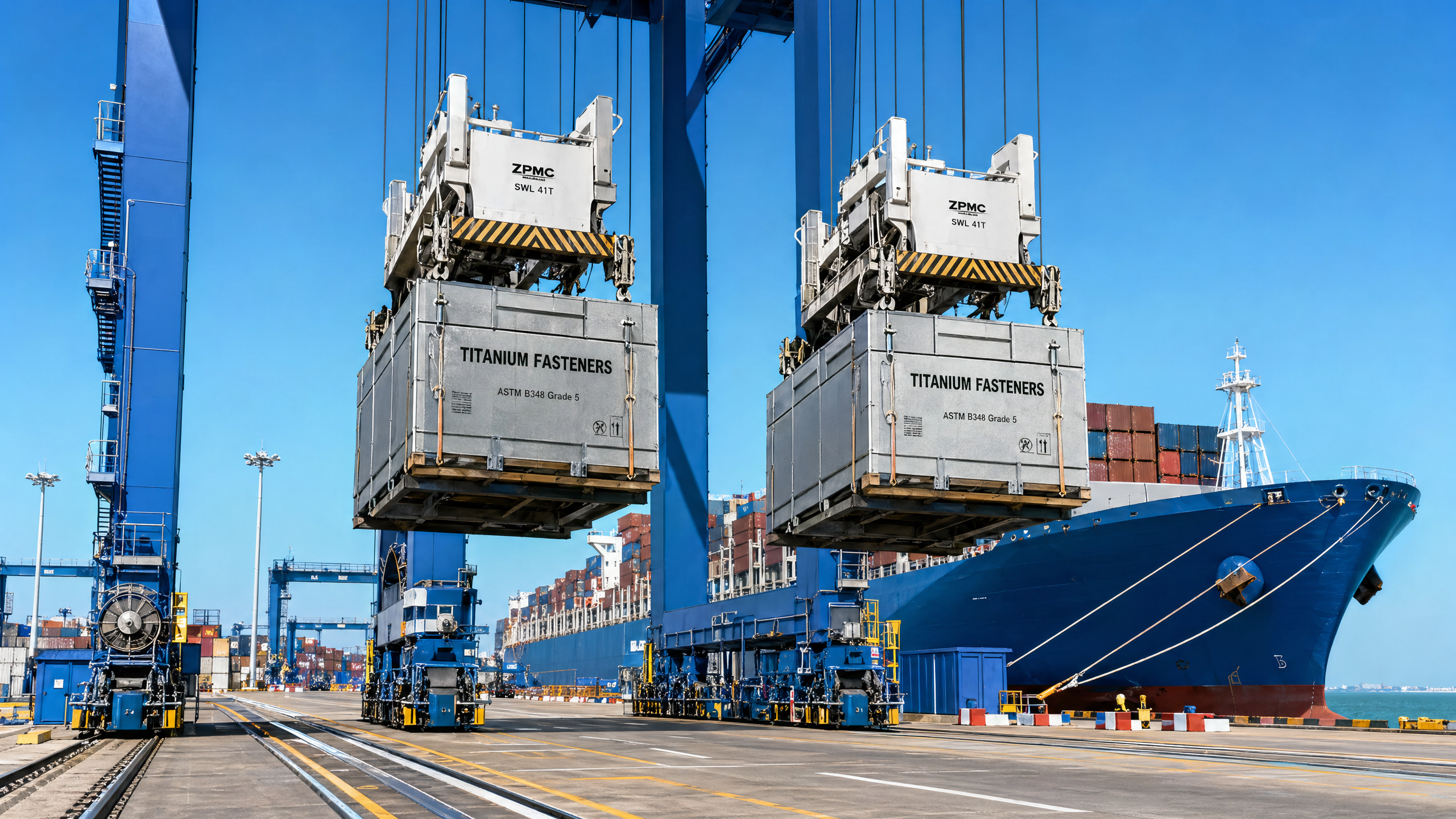 Yangtze River Delta Ports Launch Green Channel for Titanium Fasteners Yangtze River Delta Ports Launch Green Channel for Titanium Fasteners