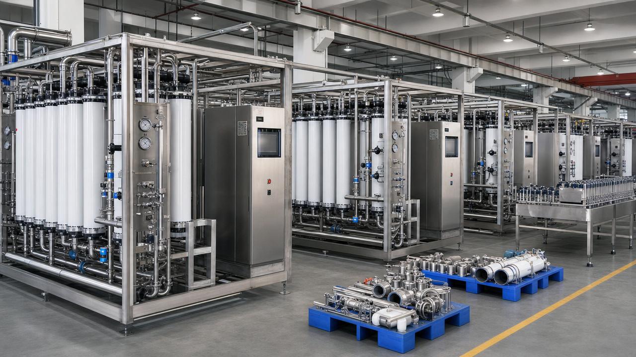 What changes lead time at an ultrafiltration system factory