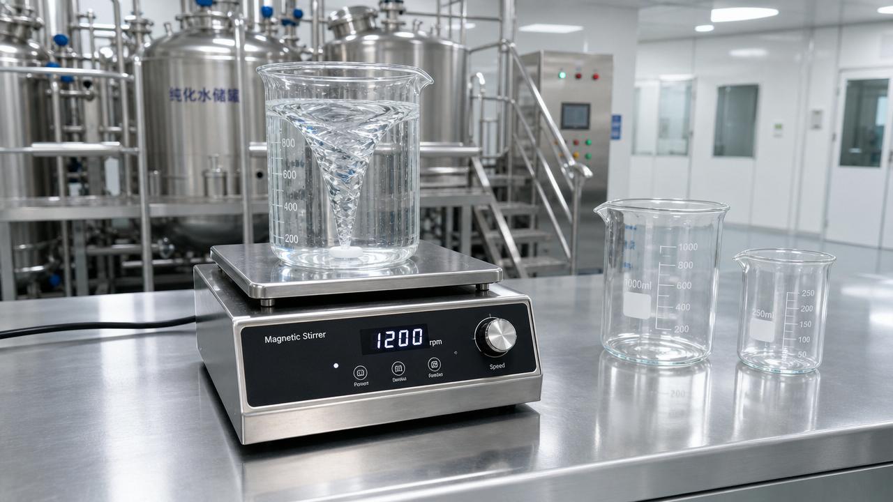Magnetic stirrer for pharma factory: when speed control fails