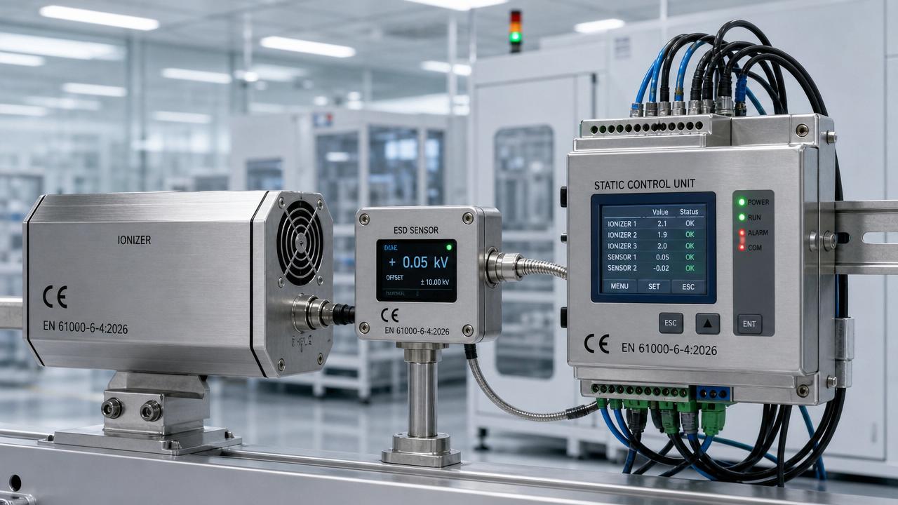 EU CE Update: Static Control Systems Must Meet EN 61000-6-4:2026 Class A Immunity