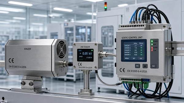 EU CE Update: Static Control Systems Must Meet EN 61000-6-4:2026 Class A Immunity