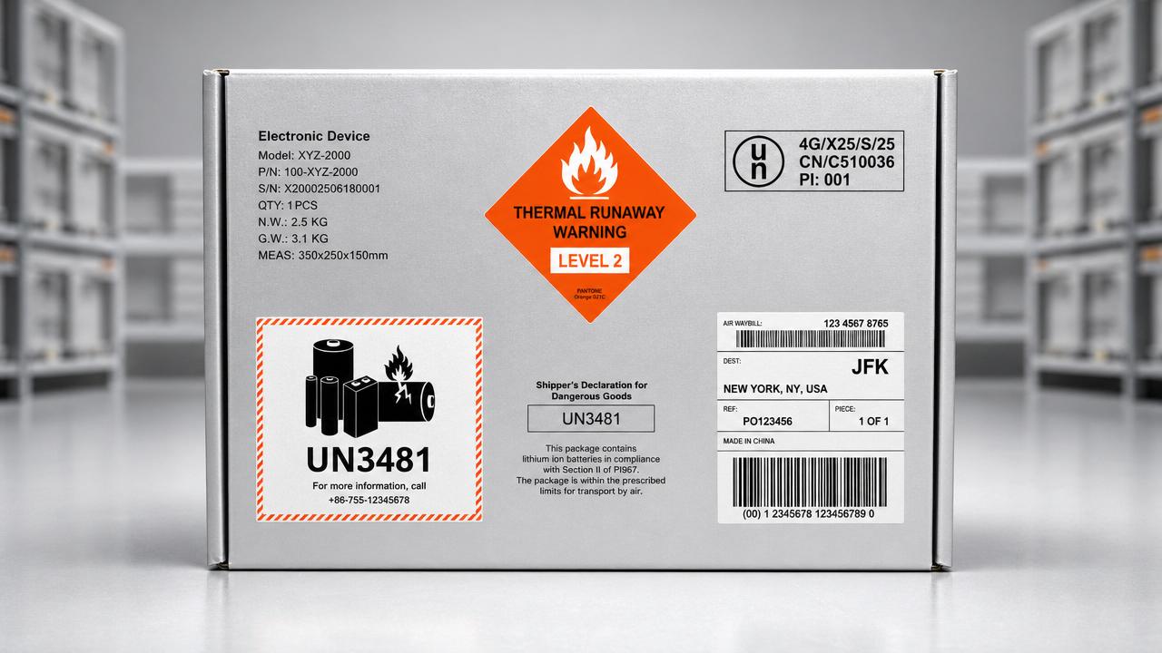 IATA Updates Lithium Battery Shipping Rules: Avionics Sensors Require Level 2 Thermal Runaway Label