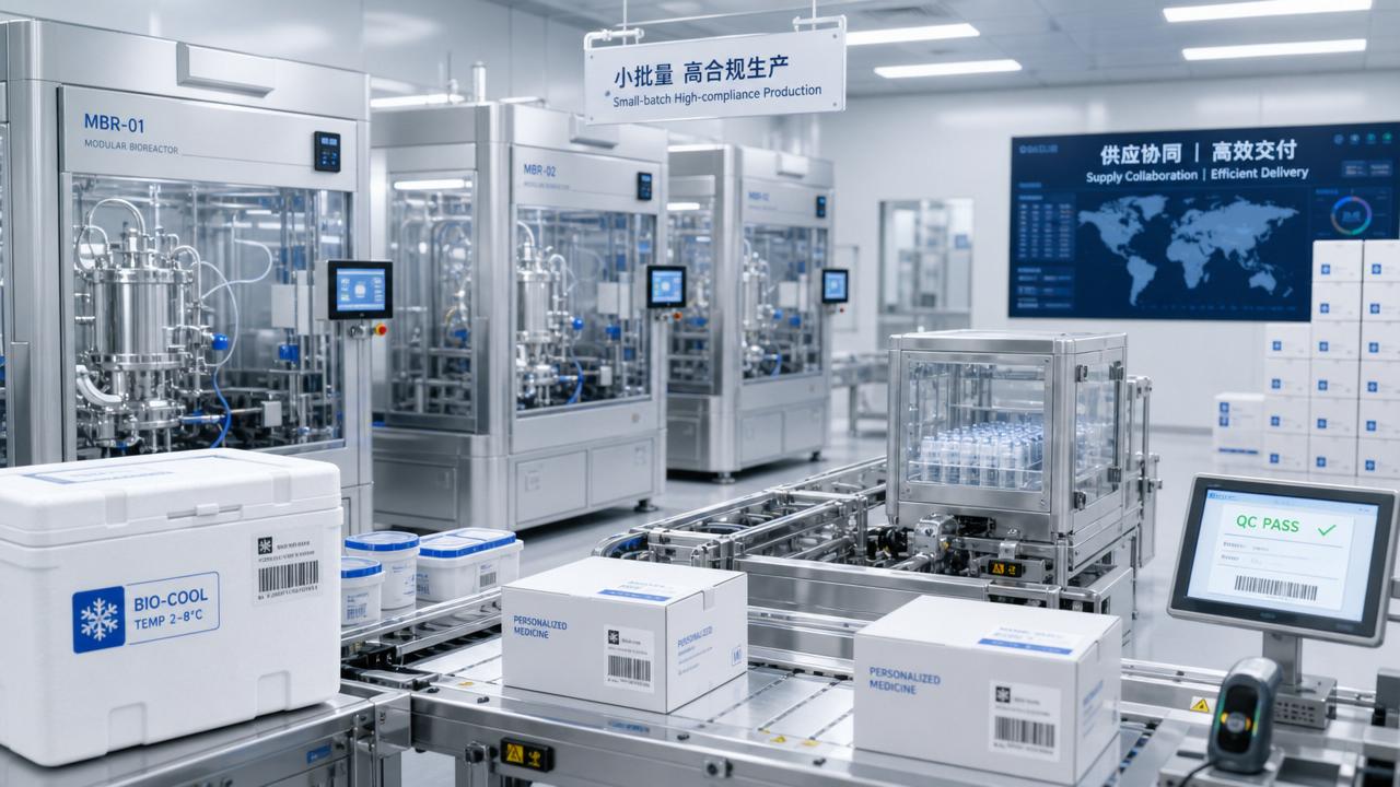 Can Personalized Medicine Production Scale Without Long Delays?
