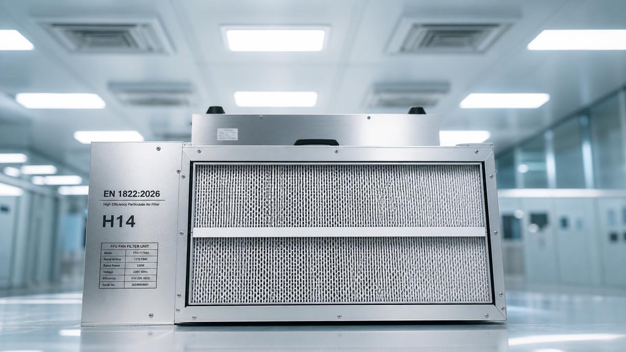 EN 1822:2026 Enters Force: New Nano-Sodium Aerosol Testing for H14 FFU & HEPA Filters
