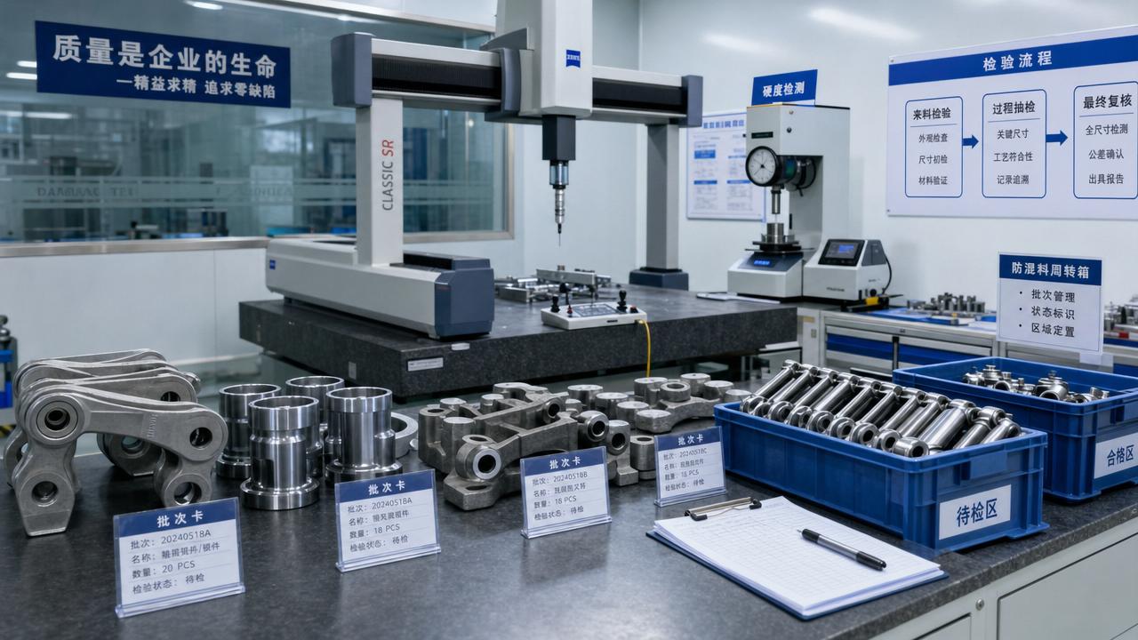 Landing gear components factory checks that cut rework