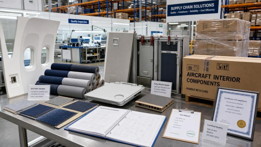 What affects aircraft interior components wholesale cost