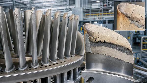 Why turbine blade thermal barrier coating fails early