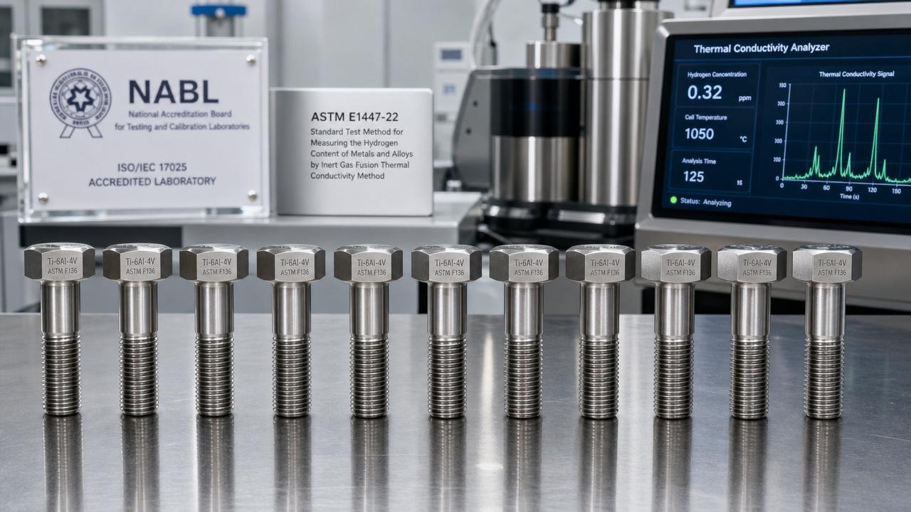 India Enforces IS 17612:2026 for Ti Fasteners Hydrogen Testing India Enforces IS 17612:2026 for Ti Fasteners Hydrogen Testing