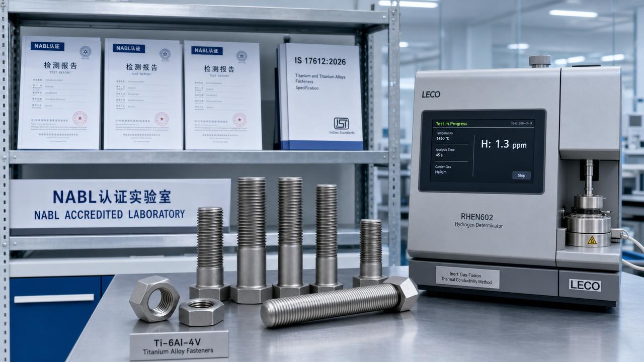 India BIS Tightens Hydrogen Limit for Titanium Fasteners to ≤1.5 ppm India BIS Tightens Hydrogen Limit for Titanium Fasteners to ≤1.5 ppm